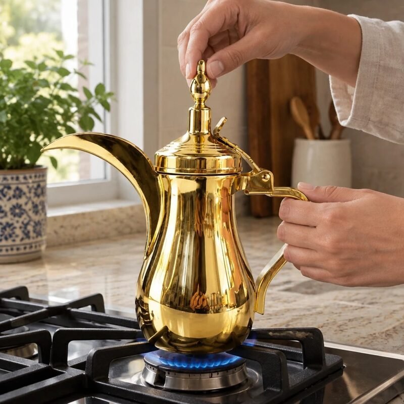 Long Spout Moka Pot, 700ml
