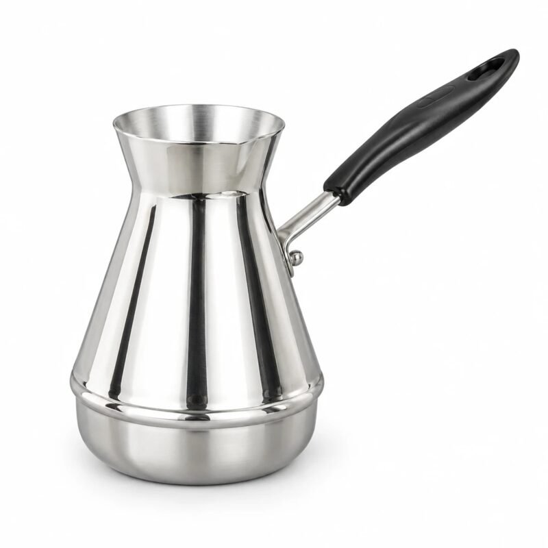 Stainless Steel Moka Pot, 650ml, main packshot Stainless Steel Turkish Coffee Pot, 650ml