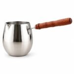 Stainless Steel Turkish Coffee Pot, side profile Stainless Steel Turkish Coffee Pot