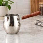 Stainless Steel Turkish Coffee Pot, at rest Stainless Steel Turkish Coffee Pot
