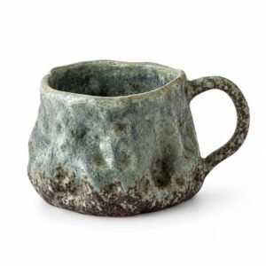 Textured Stoneware Coffee Mug