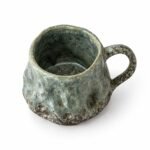 Textured Stoneware Coffee Mug