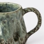 Textured Stoneware Coffee Mug
