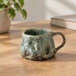 Textured Stoneware Coffee Mug