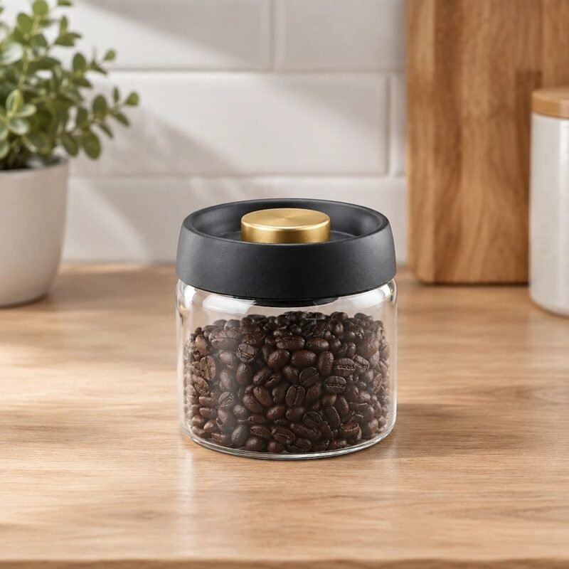 Vacuum Sealed Coffee Jar, 500 ml